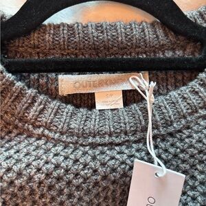 Outerknown Grey Fisherman Crewneck Sweater NWT